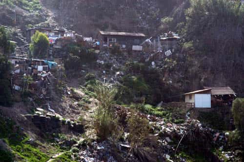 Border Barrier Hillside